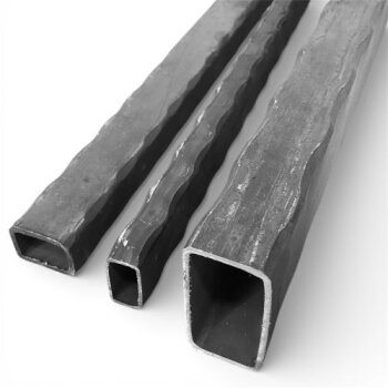 Rechteckrohr, Kanten gehämmert