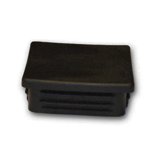 Rohrendkappe Kunststoff 80 x 80 mm | schwarz