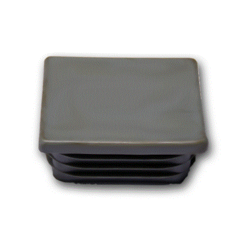 Rohrendkappe Kunststoff 80 x 80 mm | grau