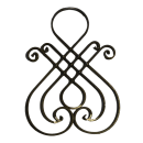 Zierornament genietet 575 x 400 mm