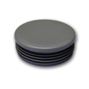 Rohrendkappe Kunststoff Ø 34 mm | grau
