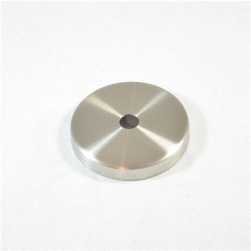 Edelstahl Rosette 76 x 12,5 mm