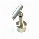 Edelstahl Rohrstütze, mit Gelenk für 42,4 mm