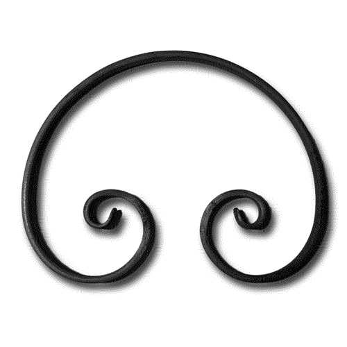 C-Schnörkel 200 x 255 mm | 12 x 6 mm