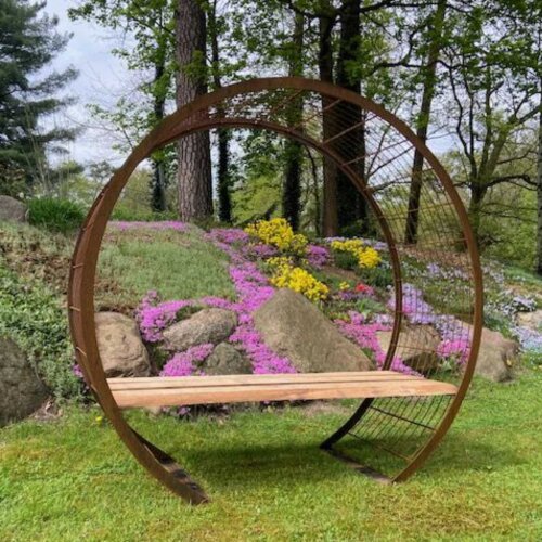 Mondtor zum Beranken mit Sitzmöglichkeit