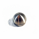 Edelstahlkappe 42,4 mm, halbrund