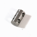 Edelstahl Stabclip 12,2 mm/ 10,2 mm