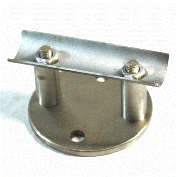 Handlaufst&uuml;tze H&ouml;henverstellbar Mit Anschlussplatte