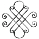 Zierornament mit Nieten 410 mm