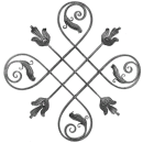 Zierornament Ø 720 mm rund