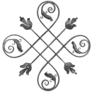 Zierornament Ø 750 mm rund