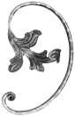 Blattschnörkel 320 x 200 mm | 16 x 8 mm...