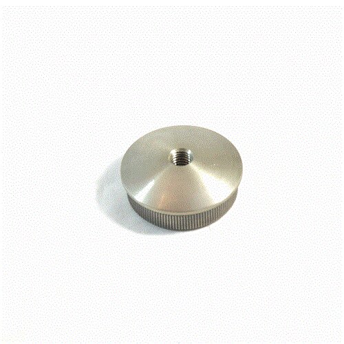 Edelstahlkappe 48,3 mm M8, leicht gewölbt