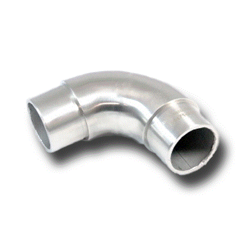 Edelstahl Rundbogen 90° für 33,7 mm