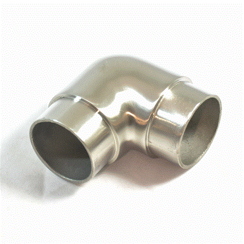 Edelstahleckbogen 90° für 42,4 mm