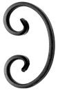 C-Schnörkel 75 x 120 mm | 12 x 6 mm