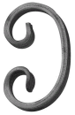 C-Schnörkel 60 x 95 mm | 12 x 5 mm