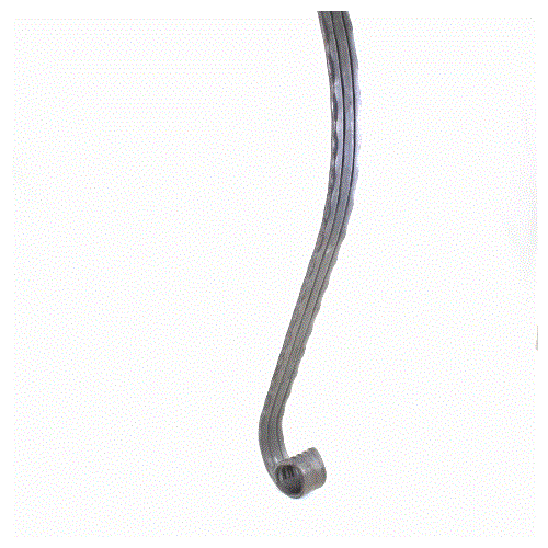 Handlaufanfänger, mit Rille lang