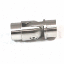 Edelstahl Gelenkbogen für 33,7 mm