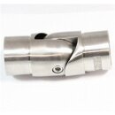 Edelstahl Gelenkbogen für 42,4 mm