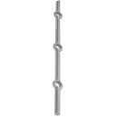 Locheisen 12er, 12er rund, Abstand 132 mm