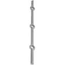 Lochstab 12er, 12er rund, Abstand 132 mm
