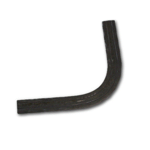 Handlaufbogen 40 x 8 mm | mit Rille | 90°