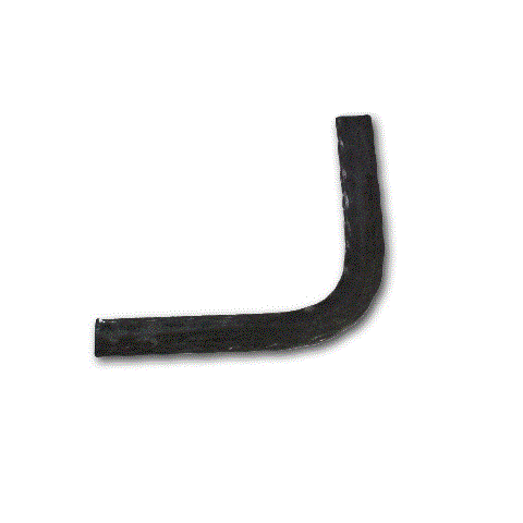 Handlaufbogen 40 x 8 mm | Kanten gehämmert | 90°