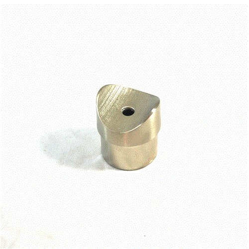 Edelstahl Anschlussteil für 33,7 x 2,0 mm