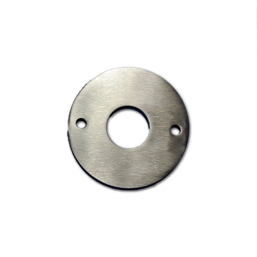 Edelstahlronde 120 x 6 mm/ 43,0 mm/ 2 x 11 mm