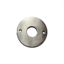 Edelstahlronde 120 x 6 mm/ 43,0 mm/ 2 x 11 mm