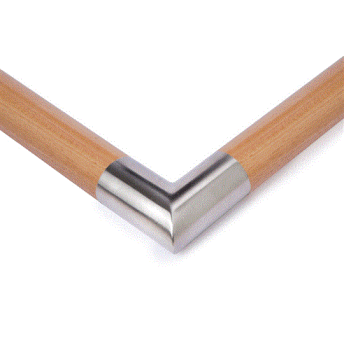 Wandbogen Für Handbrause – Eckig, Aus Edelstahl/Messing, 1/2" Anschluss