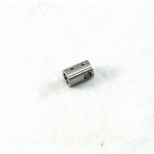 Edelstahl Querstabhalter gerade/ 10,2 mm