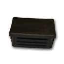 Rohrendkappe Kunststoff 40 x 40 mm | schwarz